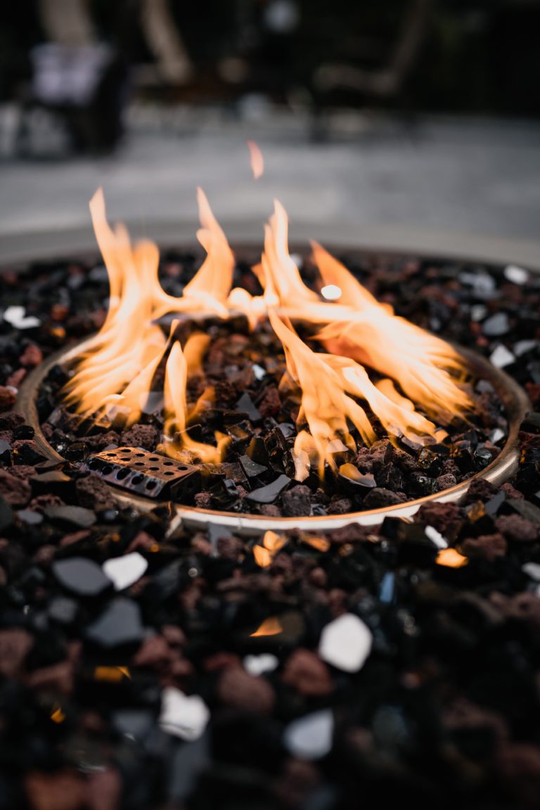 Propane fire