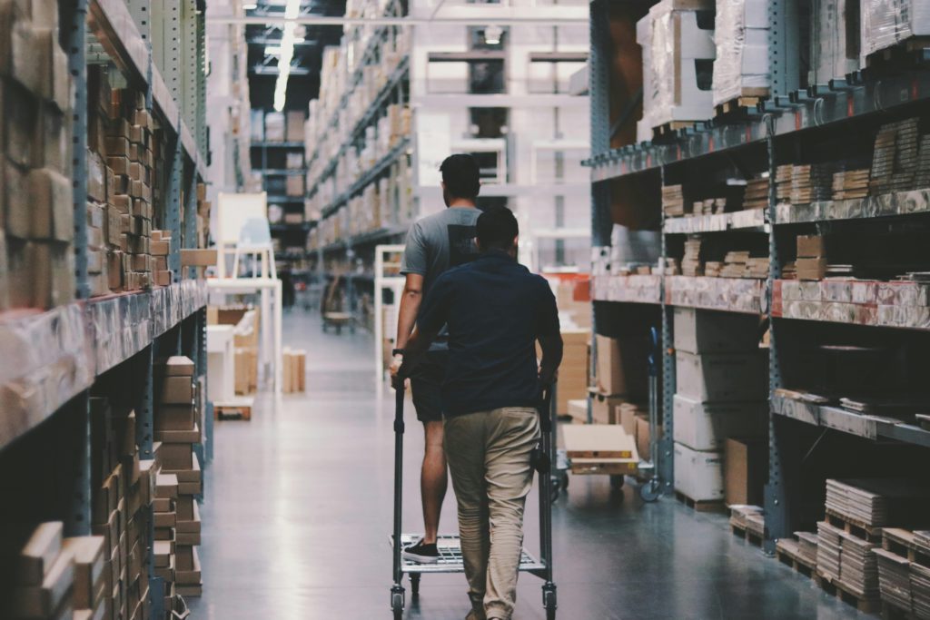 Hardware store aisle