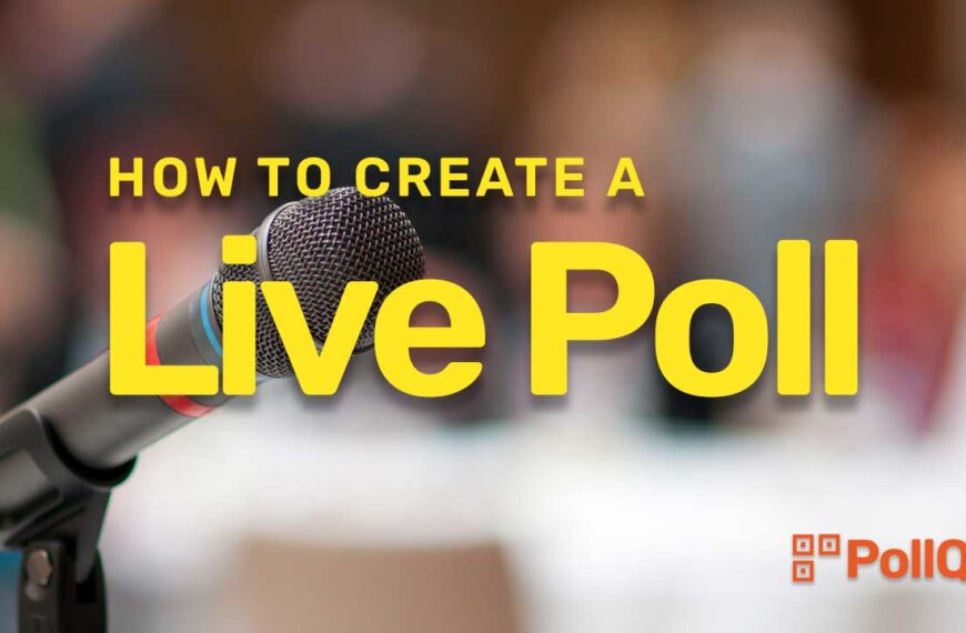 How to create a live poll title slide